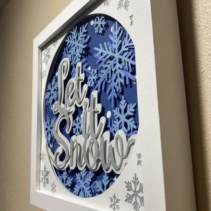 Let it Snow, Shadow Box, angle view