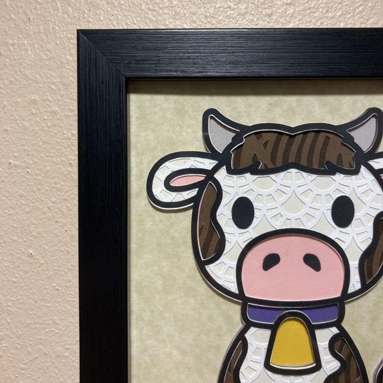 Farm animals, layered art, Current frame