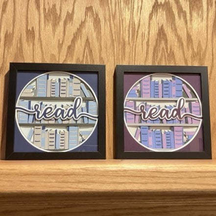 Read, Shadow Box, Multiple Colors