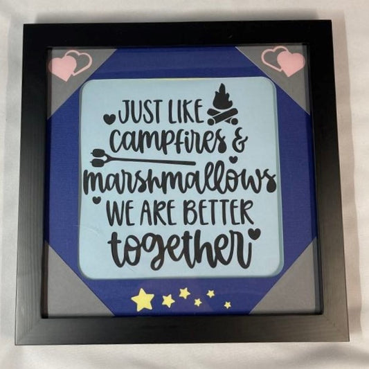 Better Together Camping sign