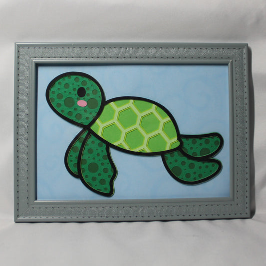 Turtle, Layered Art
