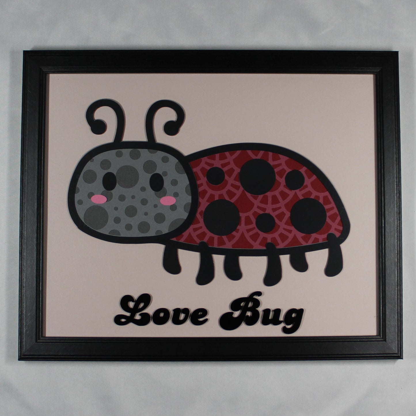 Love Bug Ladybug Layered Art