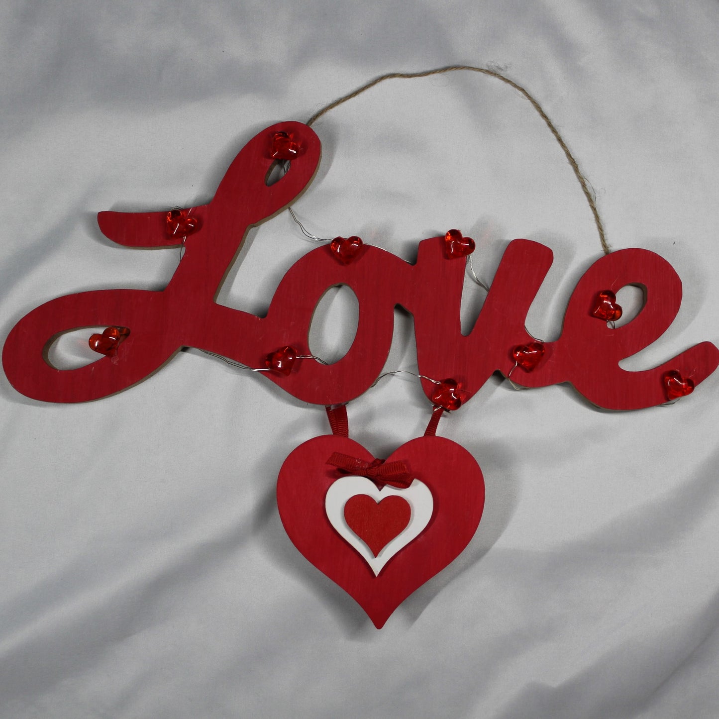 Love Sign with Lights Off
