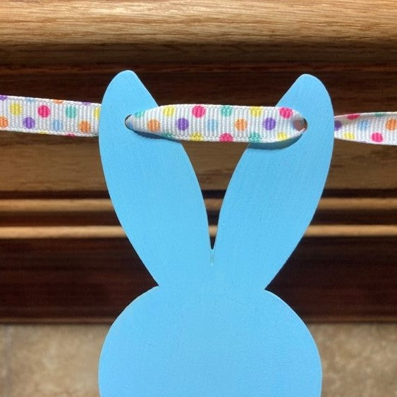 Easter Bunny banner/garland closeup