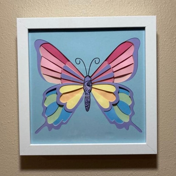Butterfly Layered Shadowbox