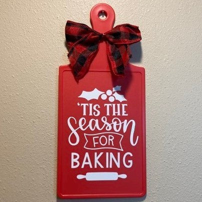 Christmas Cutting Boards, Multiple Styles Available, 'Tis The Season for Baking