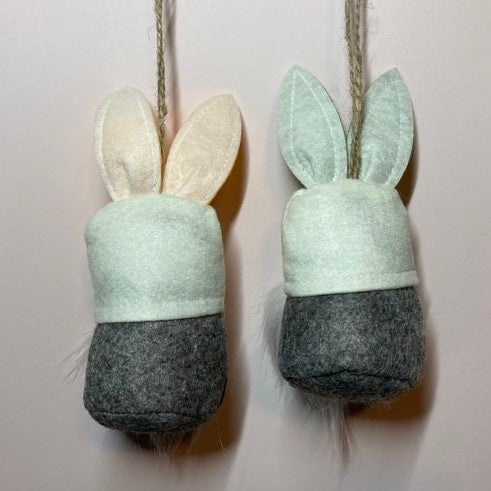 Backs of Personalized Easter Gnomes, Hanging