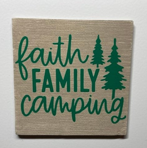 Faith Family Camping 3" magnet