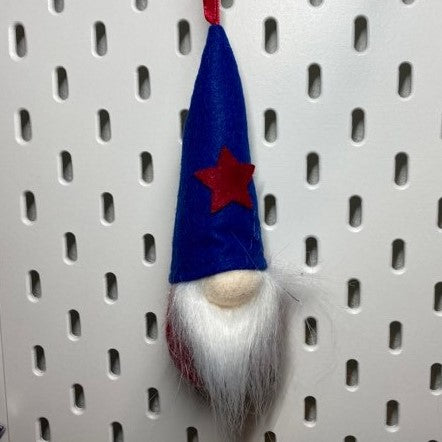 Hanging Plush Patriotic Gnomes- Multiple options