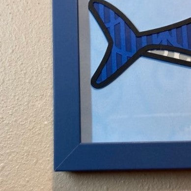 Shark, Layered Art, corner