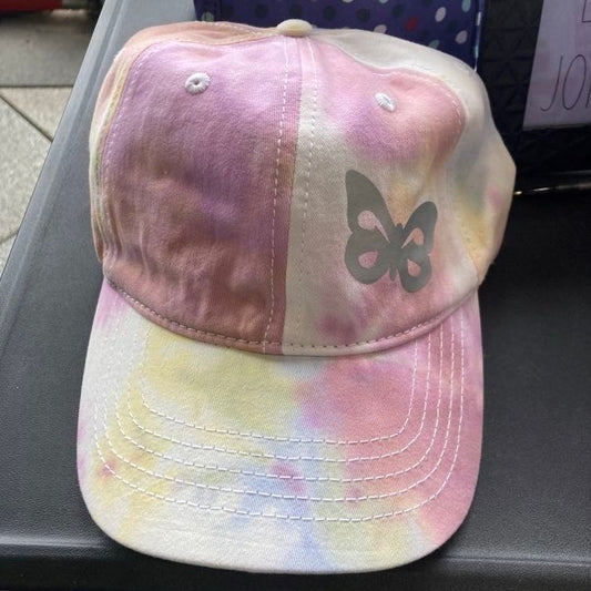 Tie Dye Butterfly Hat